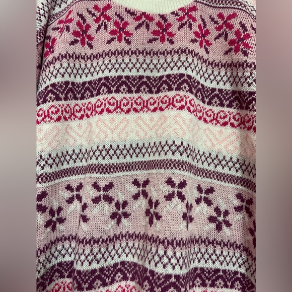 FIXED PRICE-Purple woolen sweater top - Picture 3 of 4